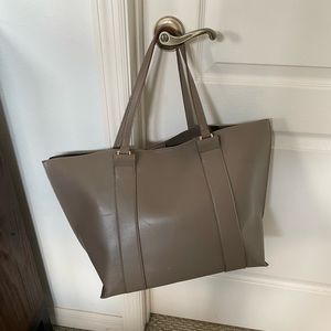 Large gray purse